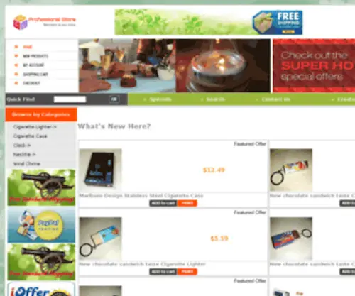 Thebestoffershophk.com(Best online deals sites Cigarette Lighter) Screenshot