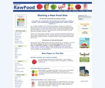 Thebestofrawfood.com(Starting a Raw Food Diet) Screenshot