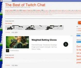 Thebestoftwitch.com(The Best of Twitch Chat) Screenshot
