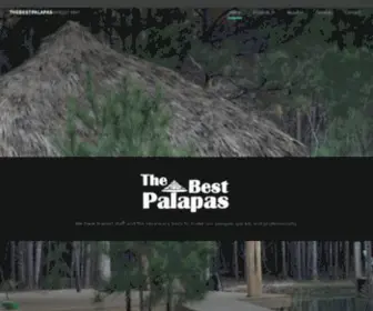 Thebestpalapas.com(The Best Palapas) Screenshot