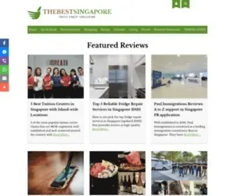 Thebestsingapore.com(Singapore's Official Best Review Site) Screenshot