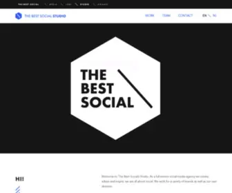 Thebestsocialstudio.com(The best social studio) Screenshot