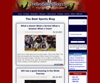 Thebestsportsblog.com(The Best Sports Blog) Screenshot