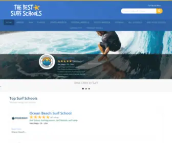 Thebestsurfschools.com(Best Surf School Reviews) Screenshot