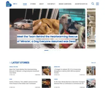 Thebetterindia.com(Media for Good News) Screenshot