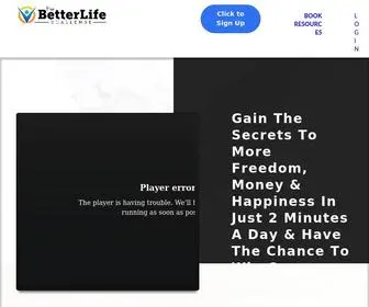 Thebetterlife.com Screenshot