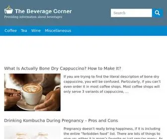 Thebeveragecorner.com(The Beverage Corner) Screenshot