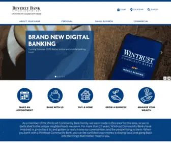 Thebeverlybank.com(Beverly Bank & Trust) Screenshot