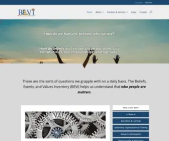 Thebevi.com(Beliefs, Events, and Values Inventory) Screenshot