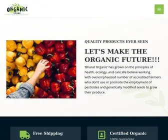 Thebharatorganic.com(My WordPress Blog) Screenshot