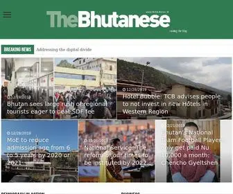 Thebhutanese.bt(Leading the way) Screenshot