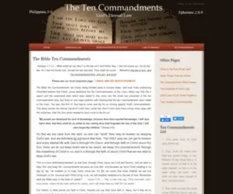 Thebible-Tencommandments.com(SRJ Windows) Screenshot