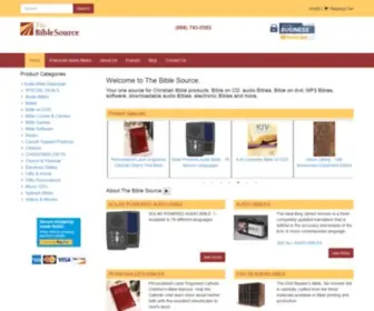 Thebiblesource.com(Christian Bible Products) Screenshot