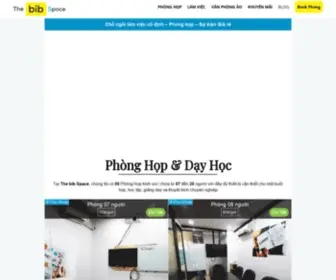 Thebibspace.com(Phòng họp & Dạy học giá rẻ TPHCM) Screenshot