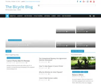 Thebicycle.blog(NOW) Screenshot