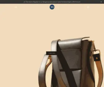 Thebicyclist.in(Handmade Leather Bags crafted by skilled artisans with passion) Screenshot