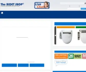 Thebidetshop.com.au(The Bidet Shop Largest Bidet Store in Australia) Screenshot