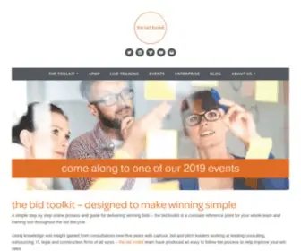 Thebidtoolkit.com(The bid toolkit) Screenshot