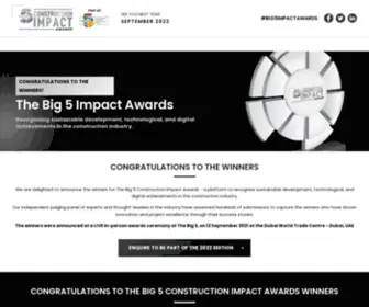 Thebig5Impactawards.com(The Big 5 Impact Awards) Screenshot