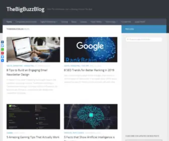 Thebigbuzzblog.com(Social media) Screenshot