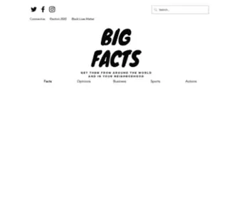 Thebigfacts.com(Big Facts) Screenshot