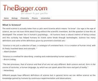 Thebigger.com(Your online teacher of Physics) Screenshot