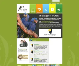 Thebiggesttwitch.com(The Biggest Twitch Guided Birdwatching Trips) Screenshot