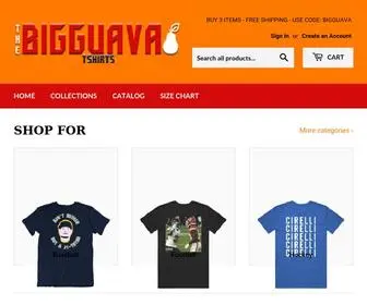 Thebigguavatshirts.com(Baseball) Screenshot