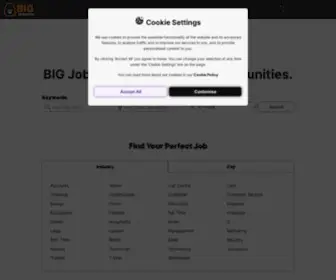 Thebigjobsite.com(Job Search) Screenshot