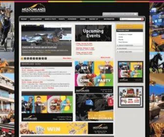 Thebigm.com(Meadowlands Racetrack) Screenshot