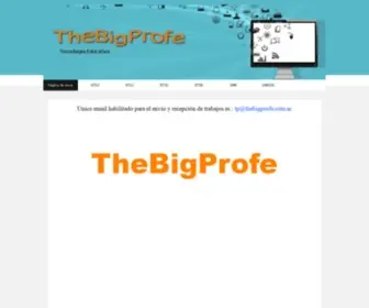 Thebigprofe.com.ar(TheBigProfe2021) Screenshot