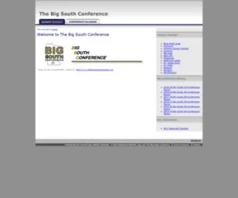 Thebigsouthconference.org(The Big South Conference) Screenshot
