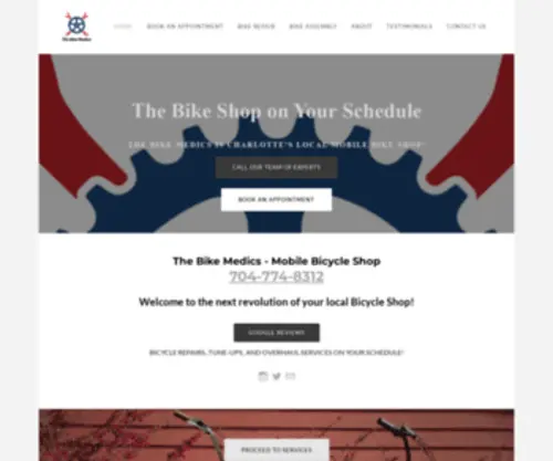 Thebikemedics.com(The Bike Medics MOBILE Bicycle Shop) Screenshot