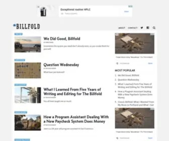 Thebillfold.com(The Billfold) Screenshot