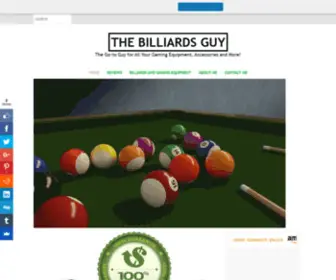 Thebilliardsguy.com(The Billiards Guy) Screenshot