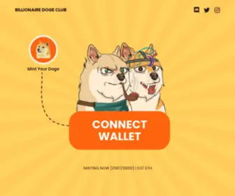 Thebillionairedogeclub.com(BILLIONAIRE DOGE CLUB) Screenshot