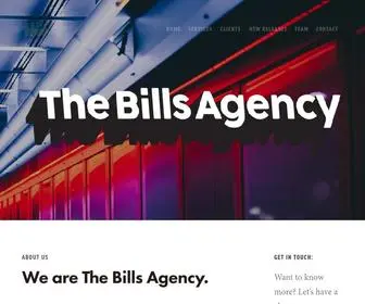 Thebillsagency.com(The Bills Agency) Screenshot