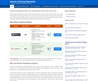 Thebinaryoptionsbroker.com(Best Binary Options Brokers) Screenshot