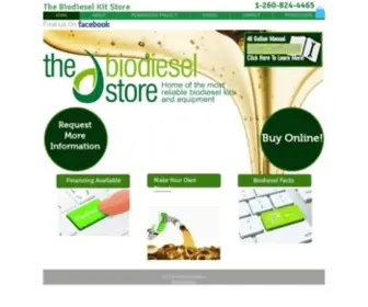 ThebiodieselStore.com(The Biodiesel Kit Store) Screenshot