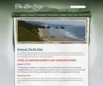 Thebioedge.com(The Bio Edge) Screenshot