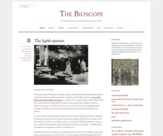 Thebioscope.net(The Bioscope) Screenshot