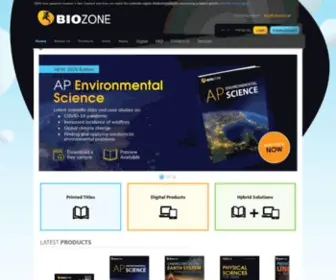 Thebiozone.com(BIOZONE International) Screenshot