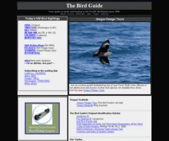 Thebirdguide.com(Your Guide to Bird Watching) Screenshot