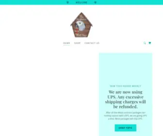 Thebirdhousebirdtoys.com(Handmade Bird Toys) Screenshot