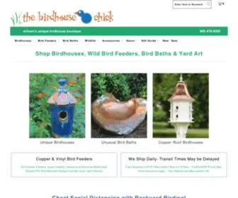 Thebirdhousechick.com(Unique Birdhouses) Screenshot