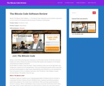 Thebitcoincodereview.com(The Bitcoin Code Software Review) Screenshot