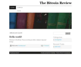 Thebitcoinreview.com(Bitcoin) Screenshot