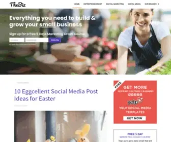 Thebiz.me(Everything you need to build & grow your small business) Screenshot