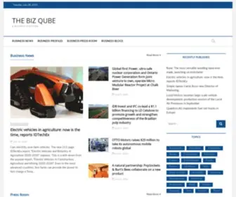 Thebizqube.com(A business platform) Screenshot