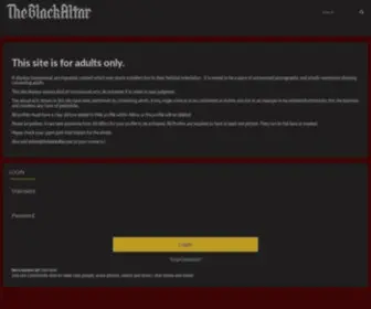 Theblackaltar.com(Die BlackAltar) Screenshot